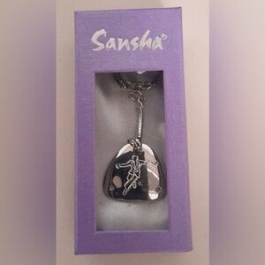 Sansha Tap Dance Dancer Keychain Key Ring New In Box